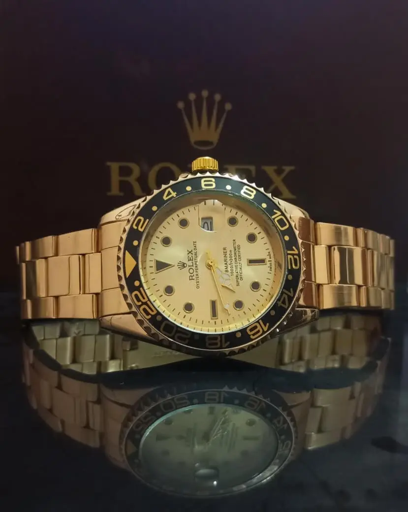 Rolex Date just Golden